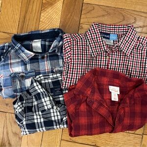 12mo Long Sleeve Button Down Bundle